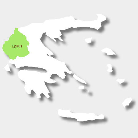 Karte Weinbauregion Epirus