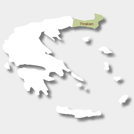 Karte Weinbauregion Thrakien