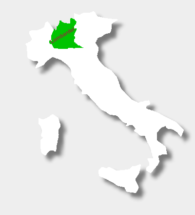 Karte Weinbauregion Lombardei