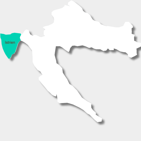 Karte Weinbauregion Istrien