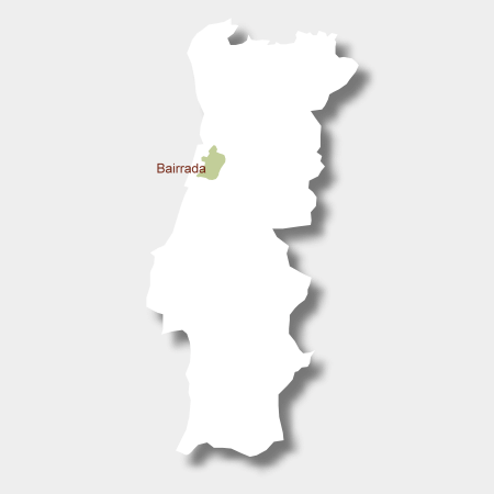 Karte Weinbaugebiet Bairrada