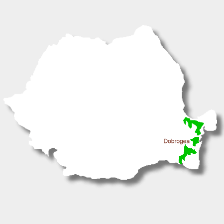 Karte Weinbaugebiet Dobrogea